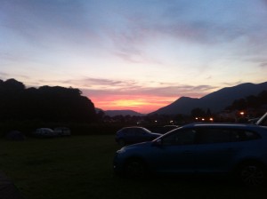 Sunset at Keswick