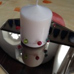 Decorated candle