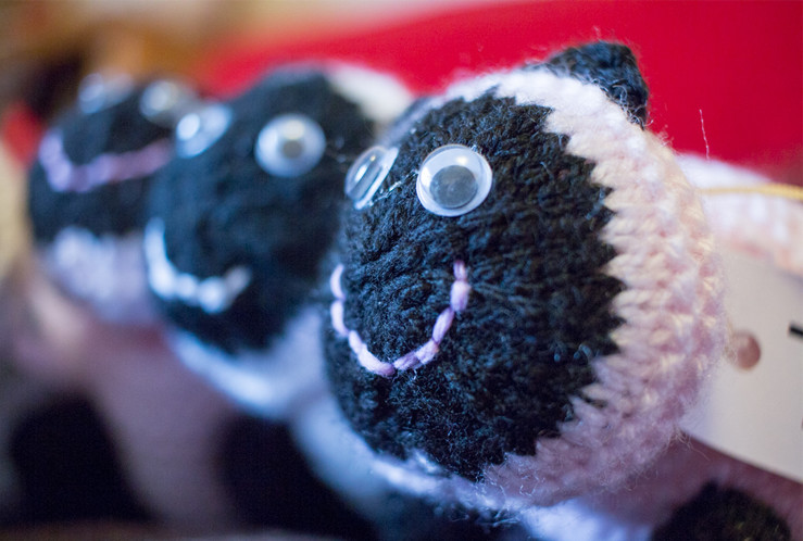 Knitted sheep